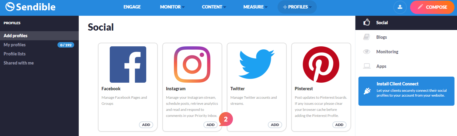 How do I add an Instagram Reminder Profile? – Sendible Support