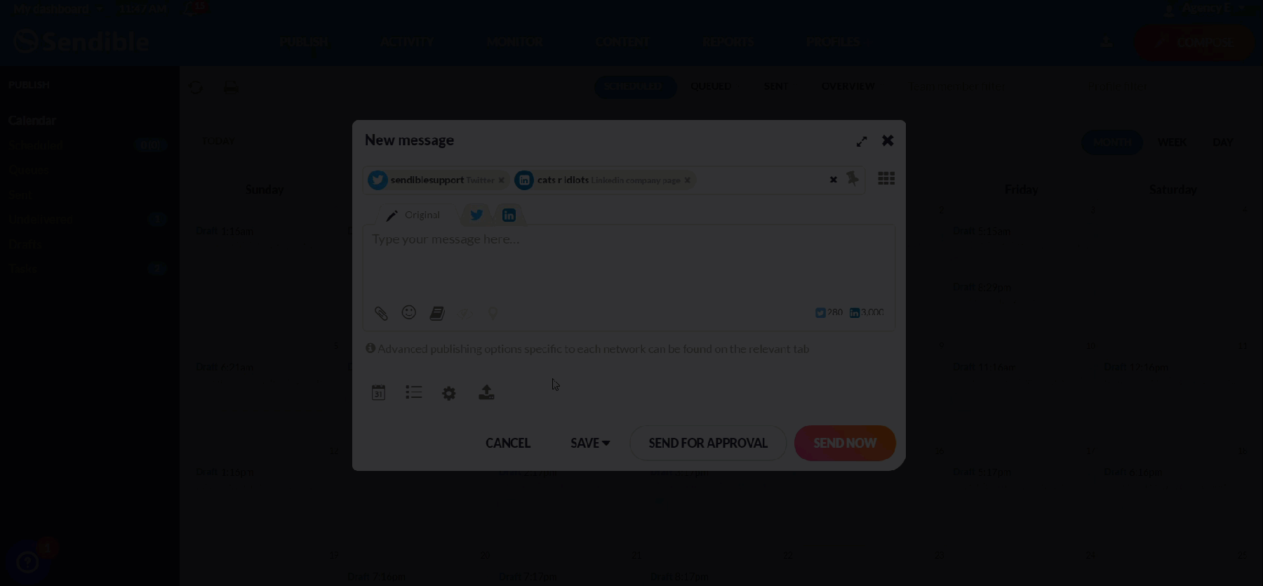 Gif animation showing how to switch to a Smart Tab and add an image from the Media Library for each tab